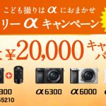 ファミリーαキャンペーンのお知らせ