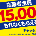 ソニービデオカメラ キャッシュバックキャンペーン 「最大15,000円」