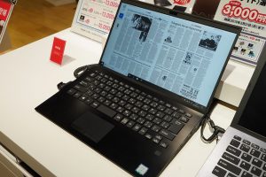 [速報]「VAIO SX14」実機展示レポート！ 狭ベゼル+4Kディスプレイはデザインも実用性もいい！