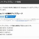 VAIO社より「Windows11アップグレード情報」が公開 SX12/14 S15 VAIO Z はいち早く対応