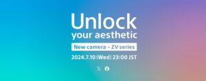 7/10(水)23:00に新VLOGカメラ発表！